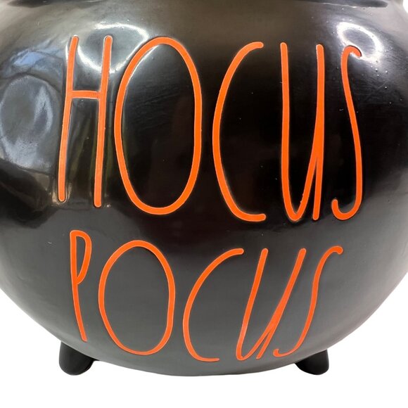 Rae Dunn Black Hocus Pocus Cauldron Canister Halloween Collectible Decor - Picture 4 of 12